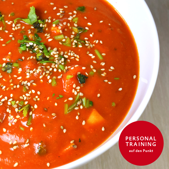 Curry-Tomatensuppe