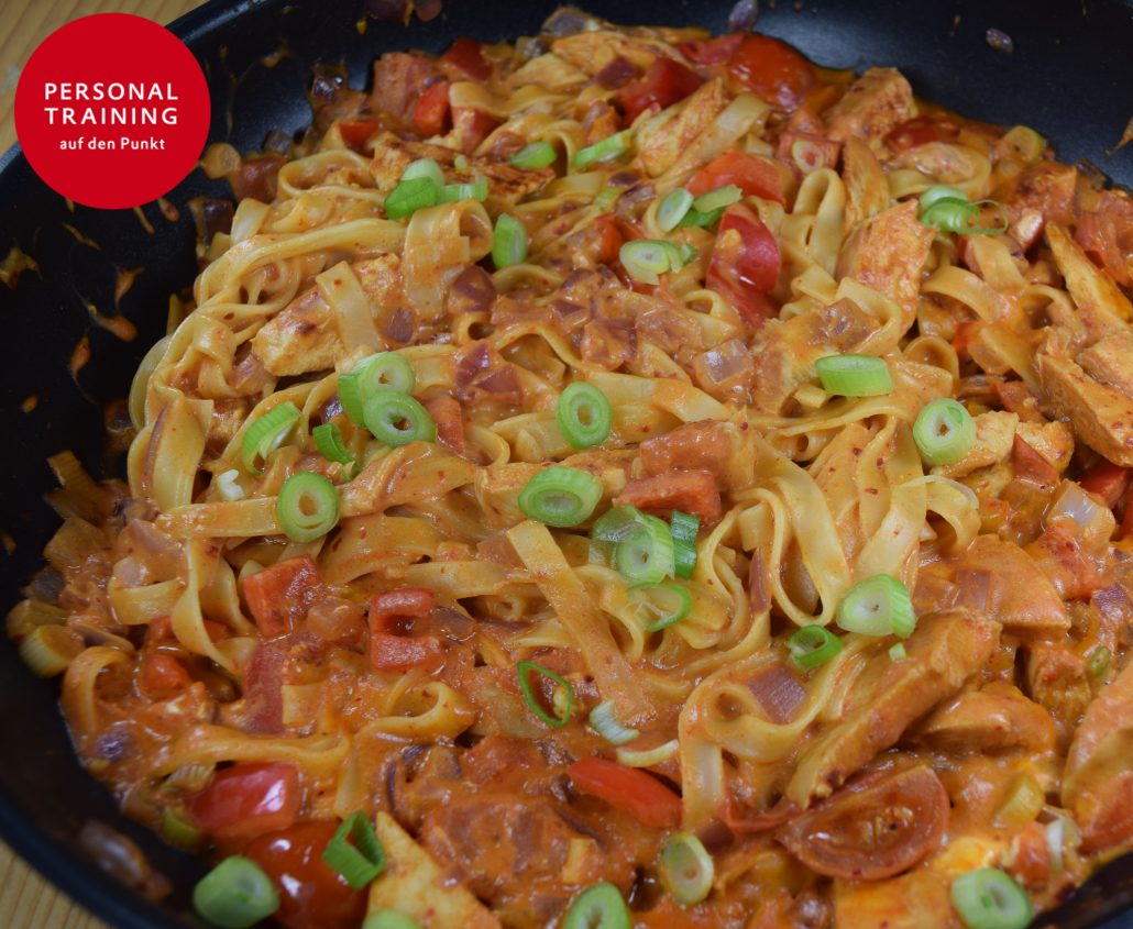 huehnchen-fajita-pasta