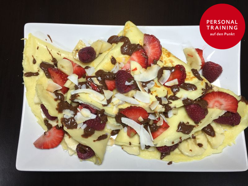 Crepe mit Früchten und Nutella2